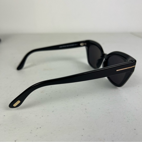 Tom Ford New in Box Juliette Sunglasses Cat Eye Black Shiny Acetate main image 14